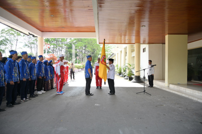 173 Kontingen Kobar Ikuti Festival Budaya Isen Mulang di Palangka Raya