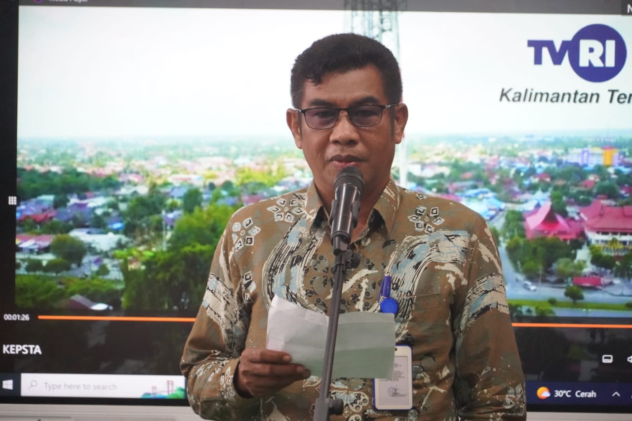 Kadiskominfosantik Prov. Kalteng Hadiri Sertijab Kepala Stasiun TVRI Kalteng