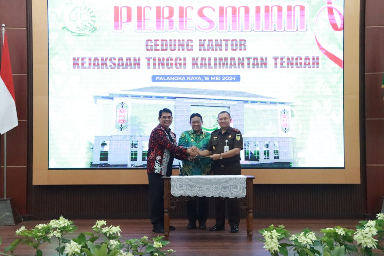 Wagub Edy Pratowo Hadiri Peresmian Gedung Kantor Kejaksaan Tinggi Kalteng