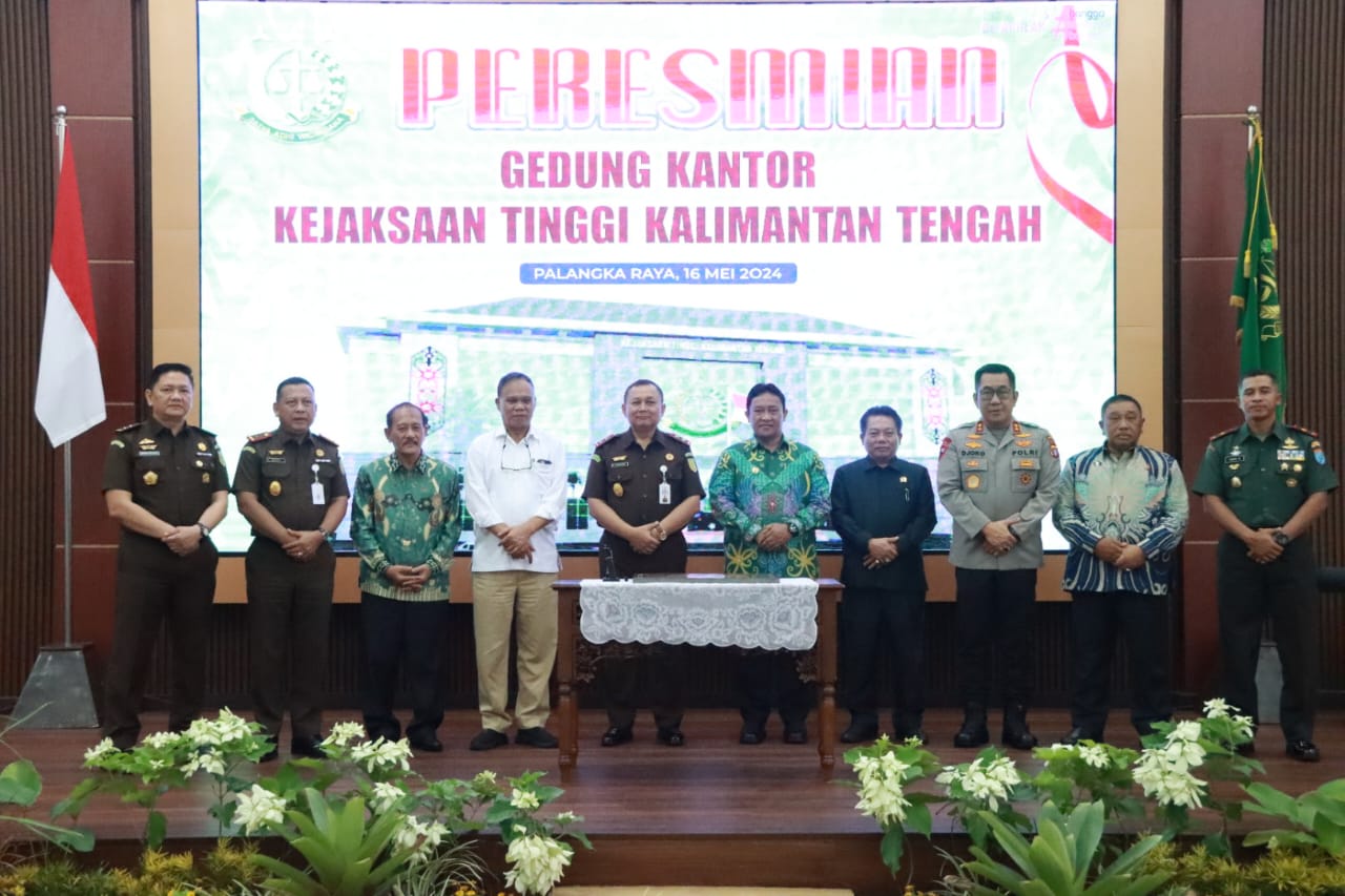 Wagub Edy Pratowo Hadiri Peresmian Gedung Kantor Kejaksaan Tinggi Kalteng