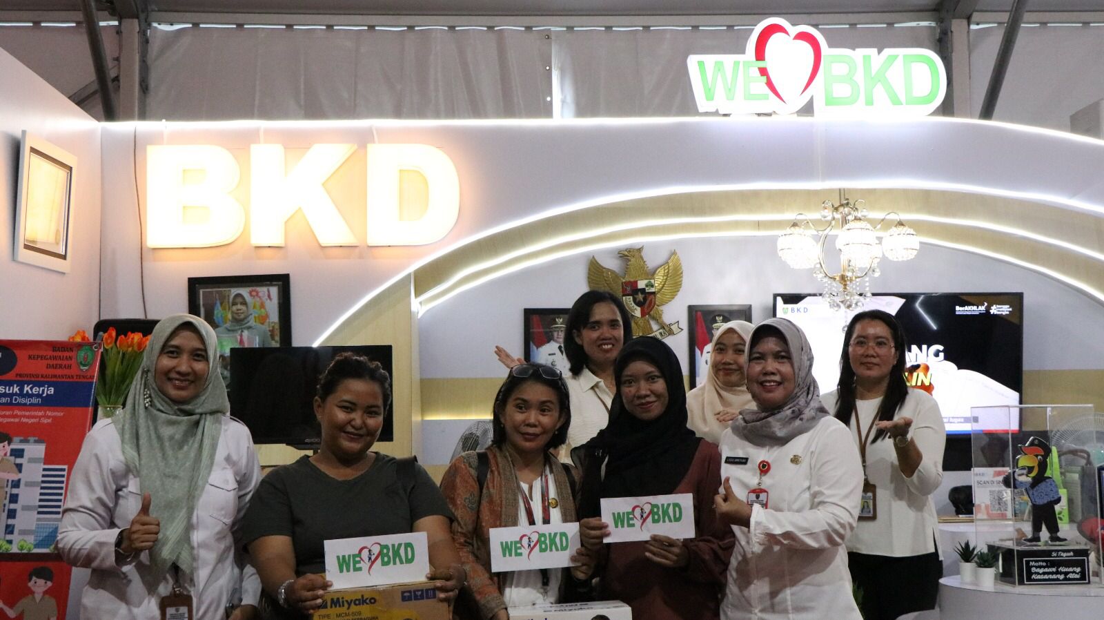 BKD Prov. Kalteng Berhasil Raih Juara Harapan III pada Kalteng Expo 2024