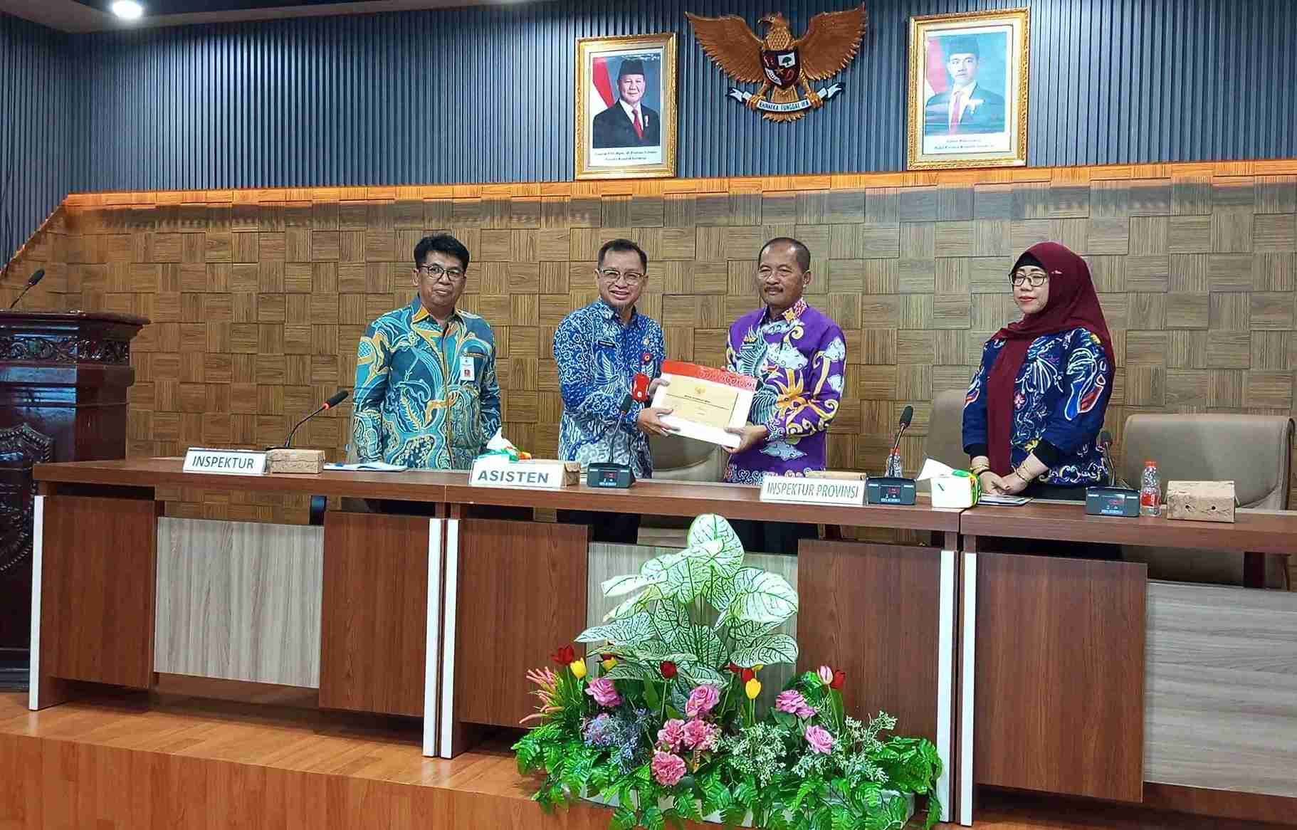 Inspektur Daerah Prov. Kalteng Pimpin Entry Meeting Pengawasan Umum dan Teknis di Kabupaten Barito Utara Tahun 2025