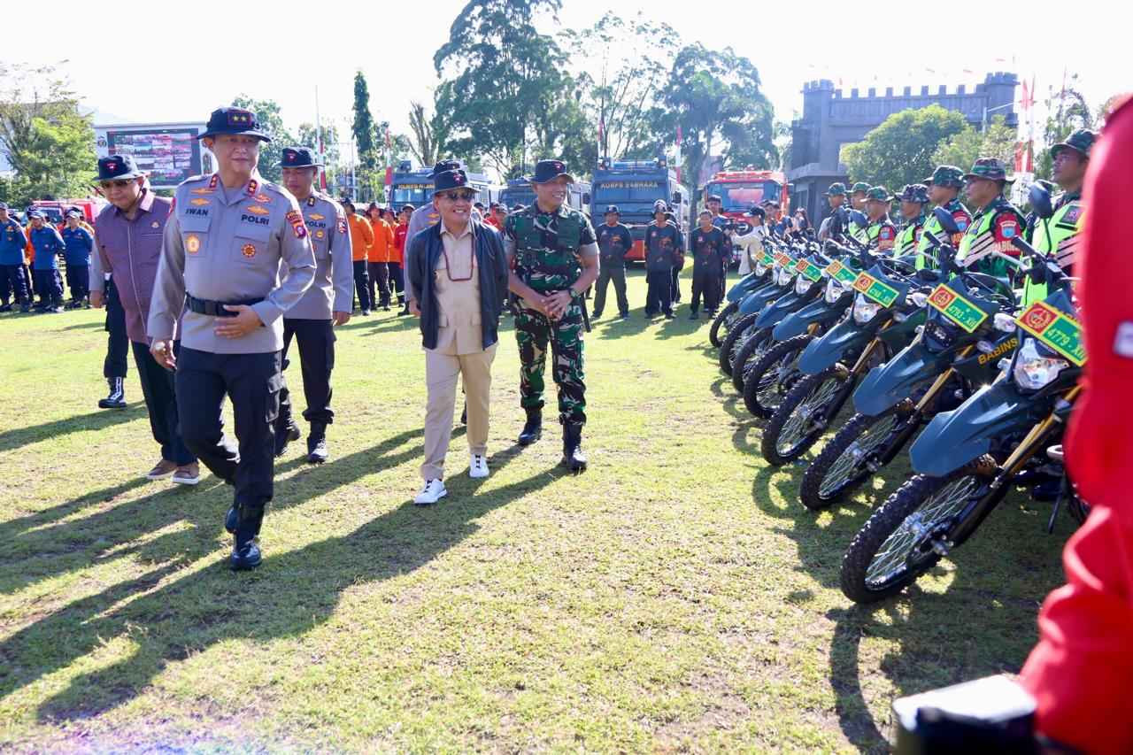 Kapolda Kalteng Pimpin Apel Kesiapan Penanggulangan Karhutla Tahun 2025