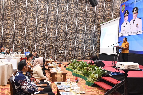 Rakordalev Kalteng Tekankan Capaian Kinerja Sesuai Target Indikator RKPD 2025