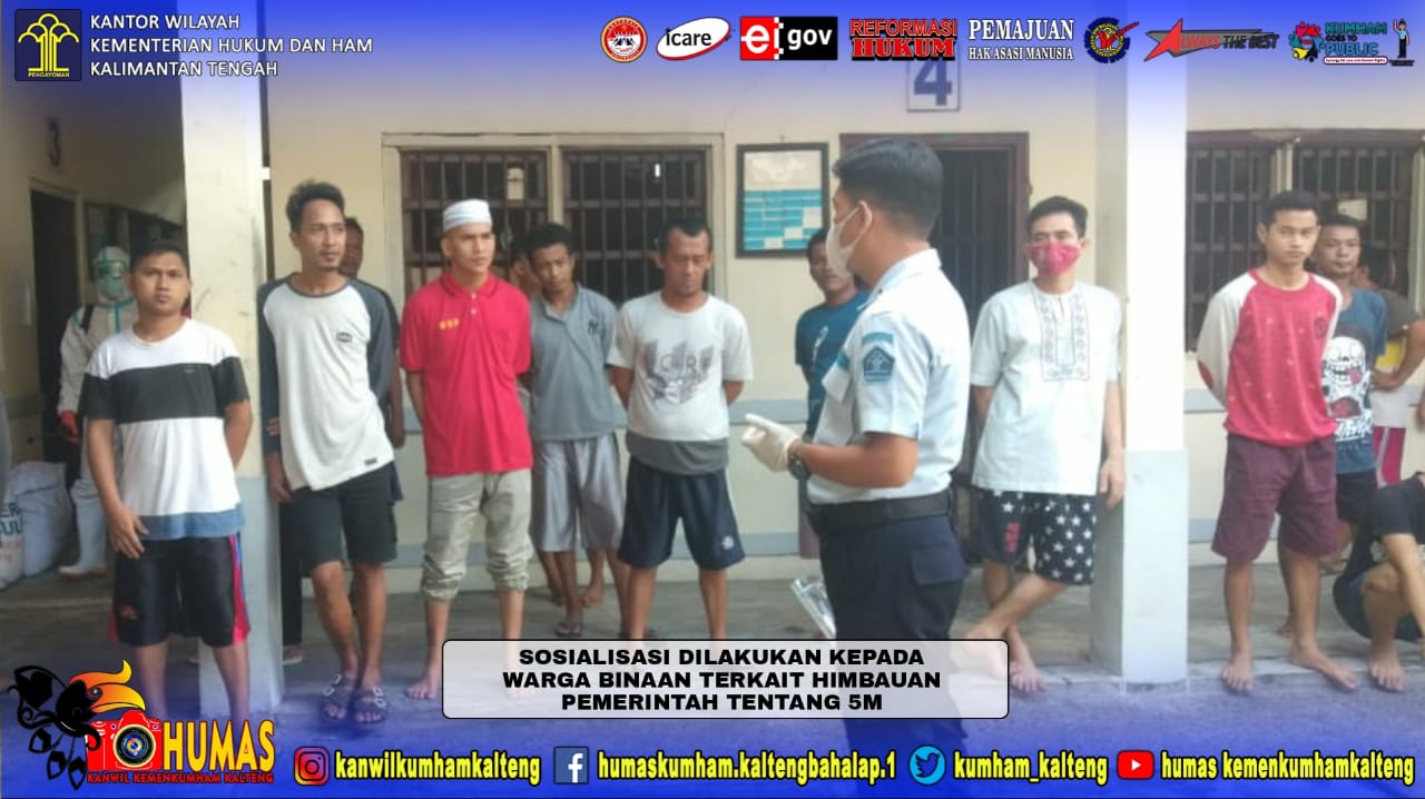 Tekan Penyebaran Covid-19, Lapas Narkotika Kasongan Lakukan Penyemprotan Disinfektan