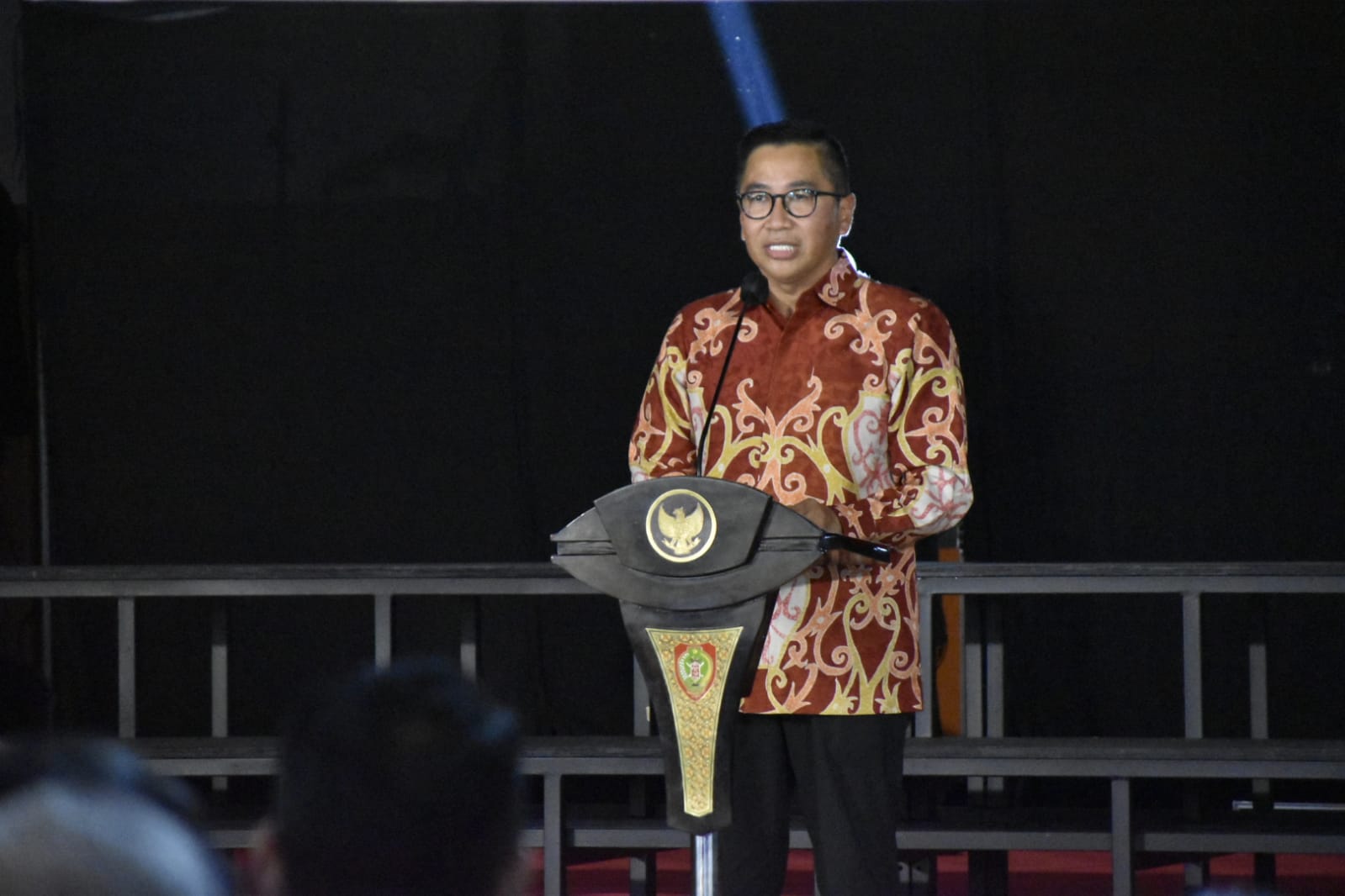 Asisten Ekbang Leonard S. Ampung Buka Konser Akbar Sekaligus Lepas Kontingen Pesparawi Pada Event Nasional ke-13 di Yogyakarta