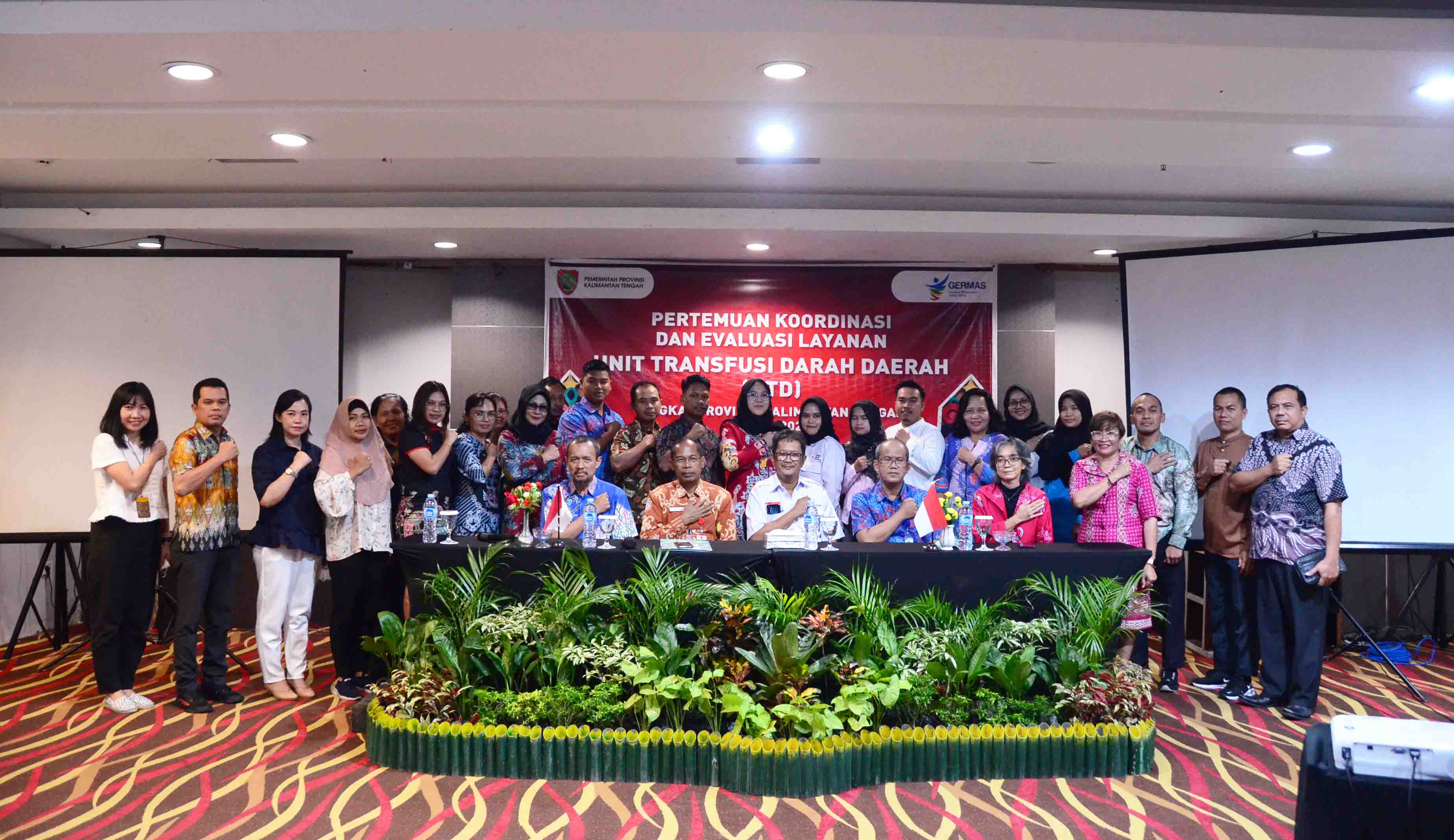 Dinkes Prov. Kalteng Gelar Pertemuan Koordinasi dan Evaluasi Layanan Unit Transfusi Darah