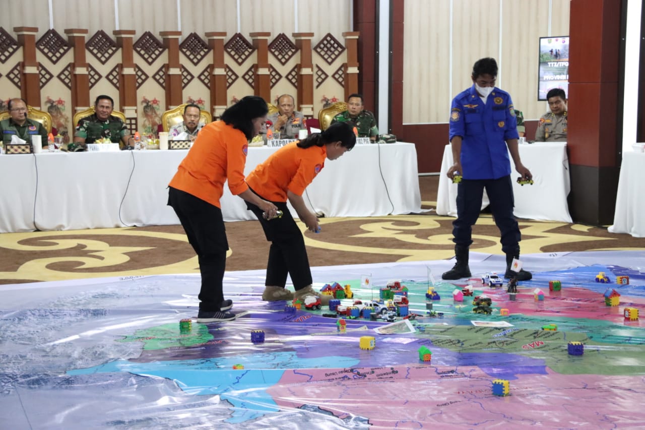 Sekda Kalteng Nuryakin : Gelar TTX dan TFG dan Uji Renkon, Untuk mengukur Kekuatan Masing-Masing Sektor Dalam Hadapai Karhutla