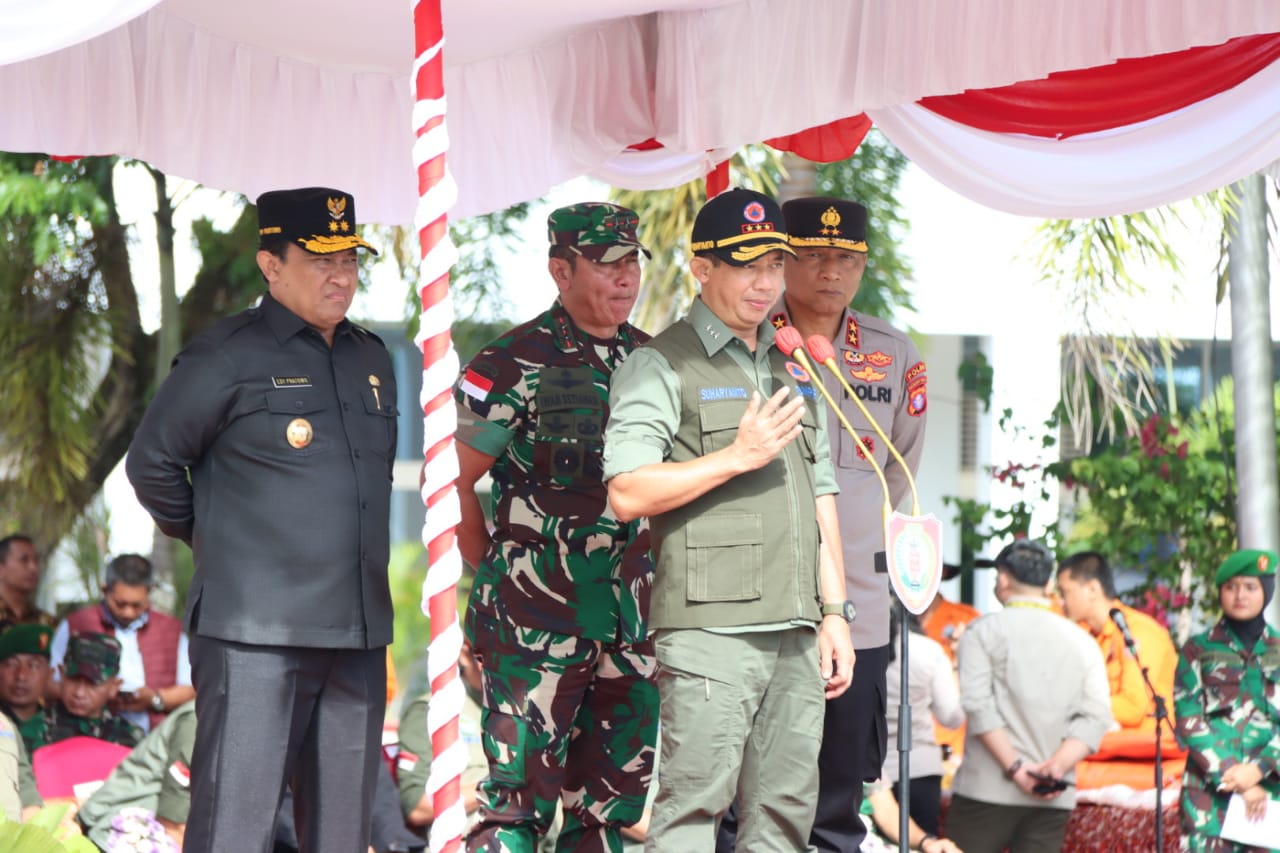 Arahan Kepala BNPB RI Pada Apel Gelar Pasukan dan Sarana Prasarana Karhutla di Provinsi Kalteng Tahun 2023