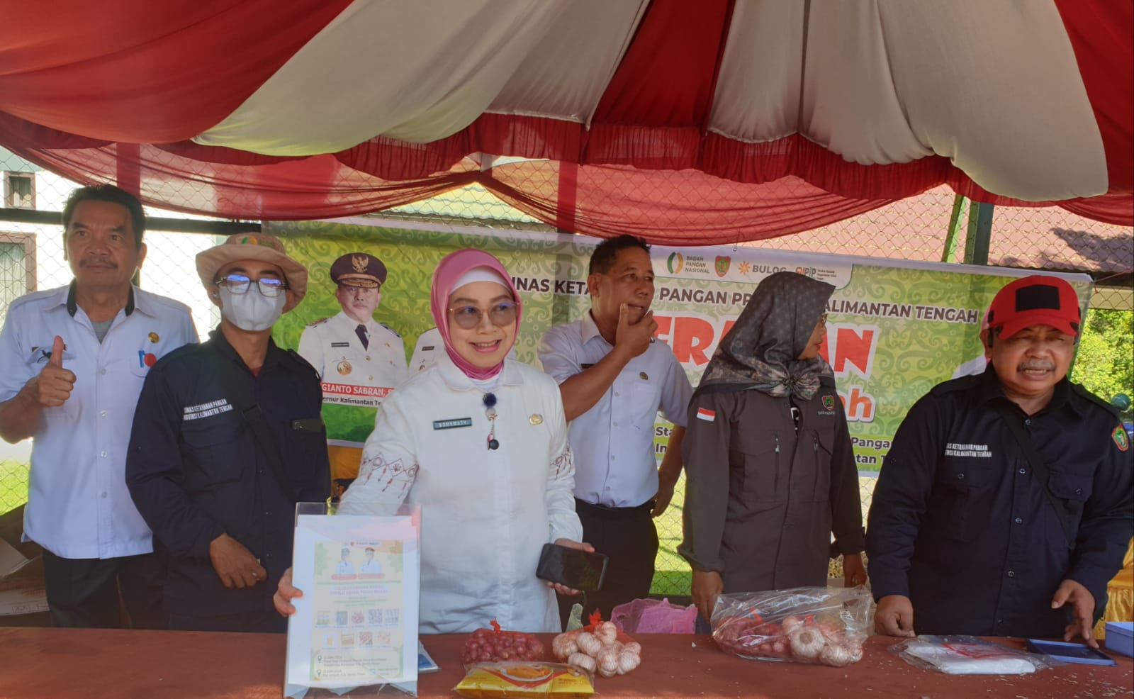 Dishanpang Prov. Kalteng Gelar Gerakan Pangan Murah di Kab. Bartim