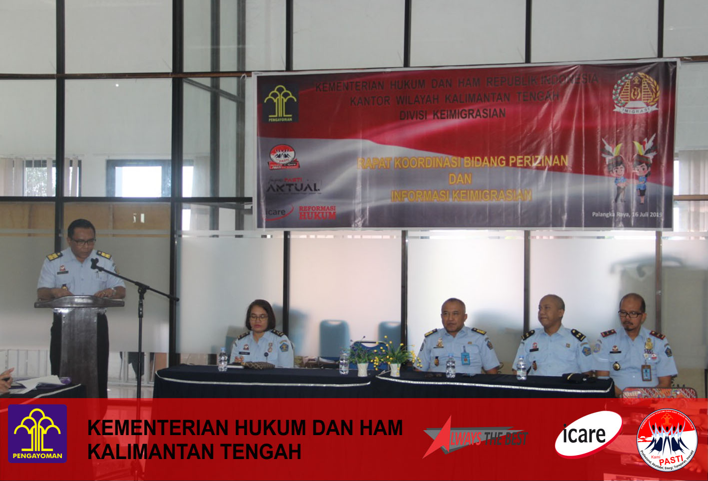 Kantor Wilayah Adakan Rapat Koordinasi Bidang Perizinan dan Informasi Keimigrasian