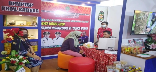 DPMPTSP Prov. Kalteng Turut Meriahkan Kalteng Expo 2022