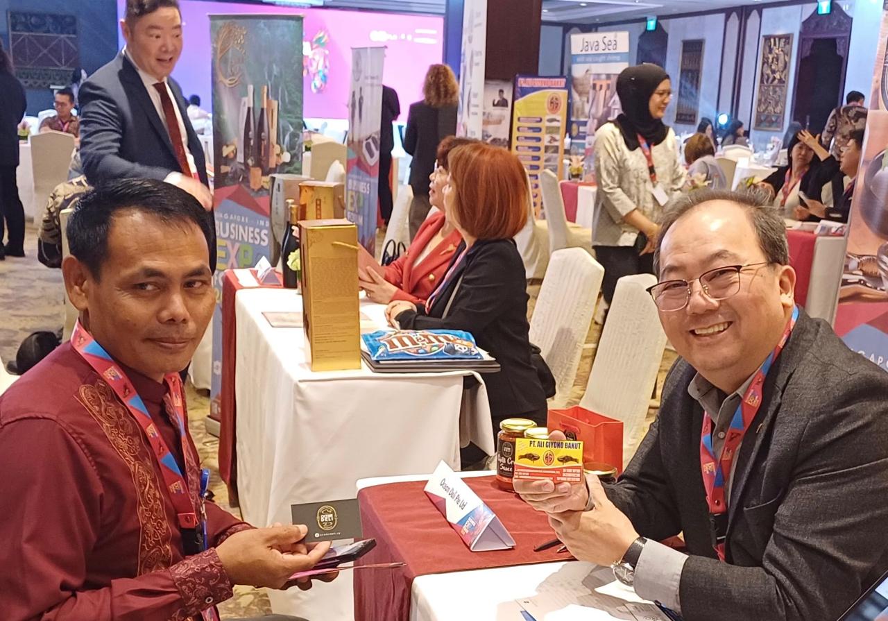 Dislutkan Kalteng Ikuti Singapore - Indonesia Business Expo Forum 2024
