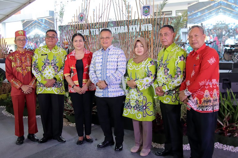 Mewakili Gubernur Kalimantan Tengah, Kepala Dinas PMD Hadiri Pembukaan GTTGN Ke-25 di Mataram