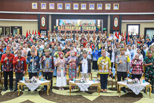 HARGANAS 2025: Kepemimpinan Gubernur dan Ketua TP-PKK Kalteng dalam GenRe dan GENTING Mendapat Pengakuan Nasional