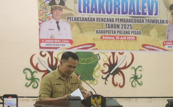 Bupati Pulpis Pimpin Rakordalev, Soroti Penyerapan Anggaran 