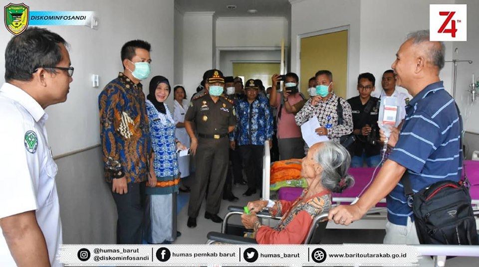 Jelang HUT Ke-74 RI, Pemkab Barito Utara Anjangsana ke Beberapa Tempat