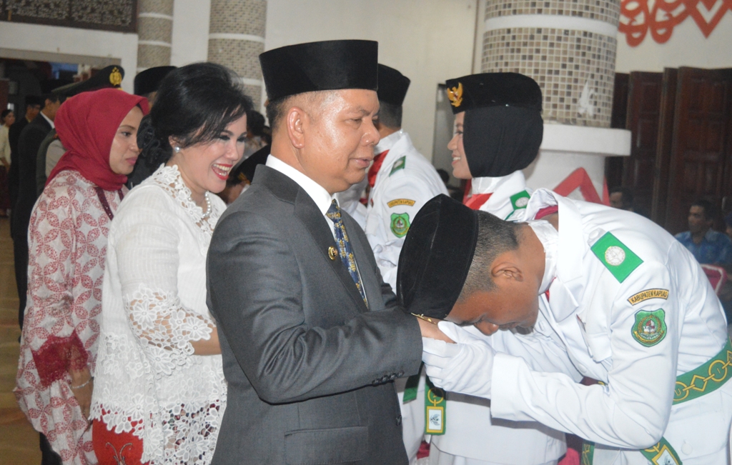 70 Calon Anggota Paskibraka Dikukuhkan