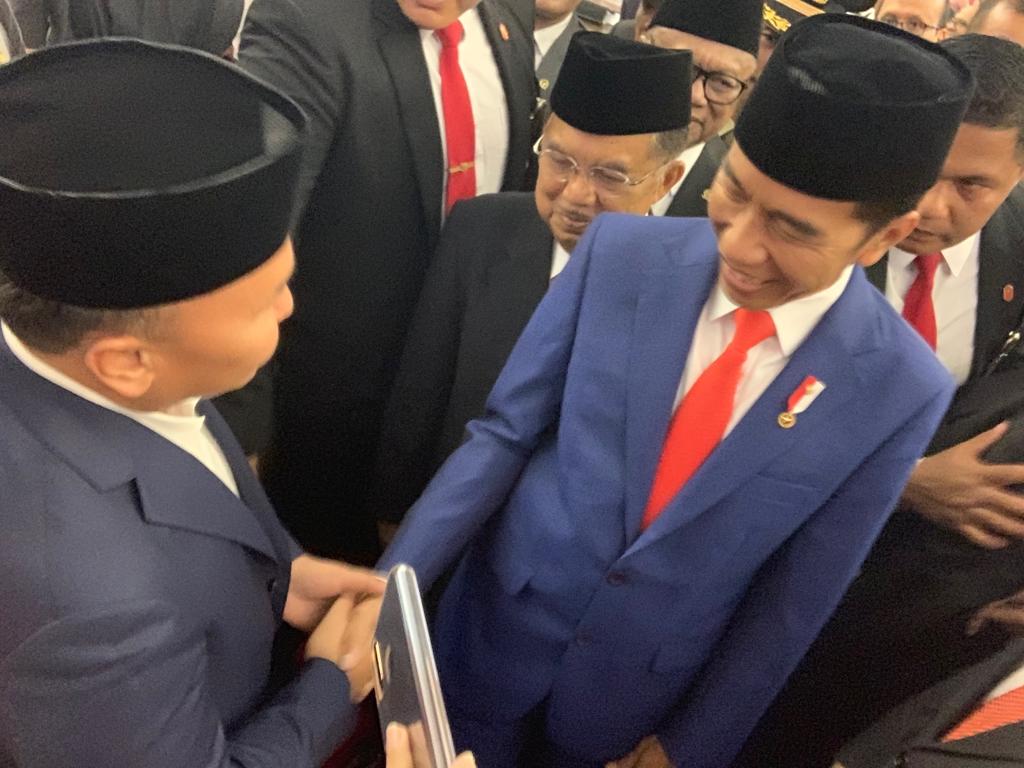 Gubernur Kalteng H. Sugianto Sabran Menghadiri Pidato Presiden di Sidang Tahunan MPR