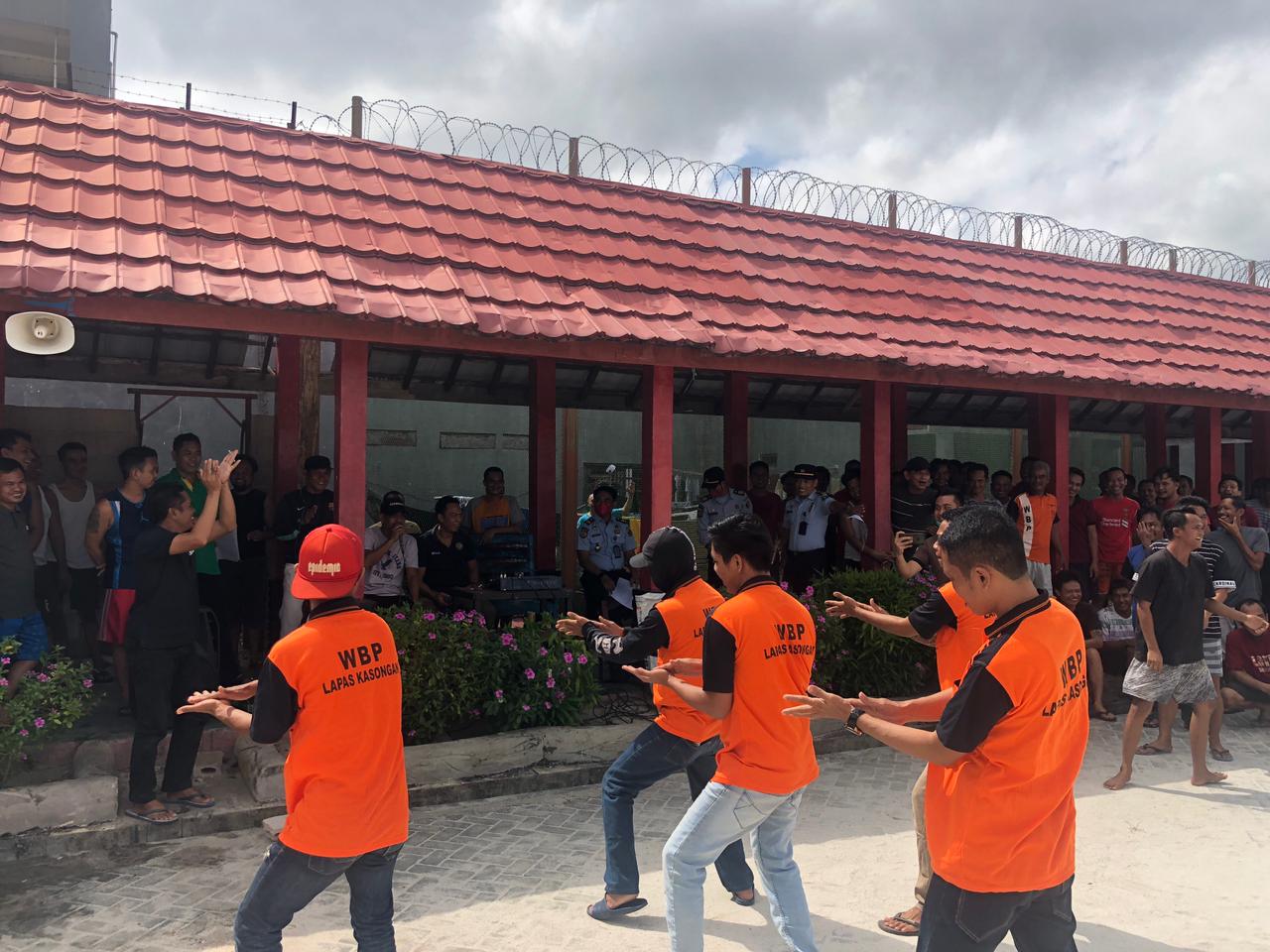 Lapas Narkotika Kasongan Edukasi Warga Binaan Melalui Lomba Mencuci Tangan