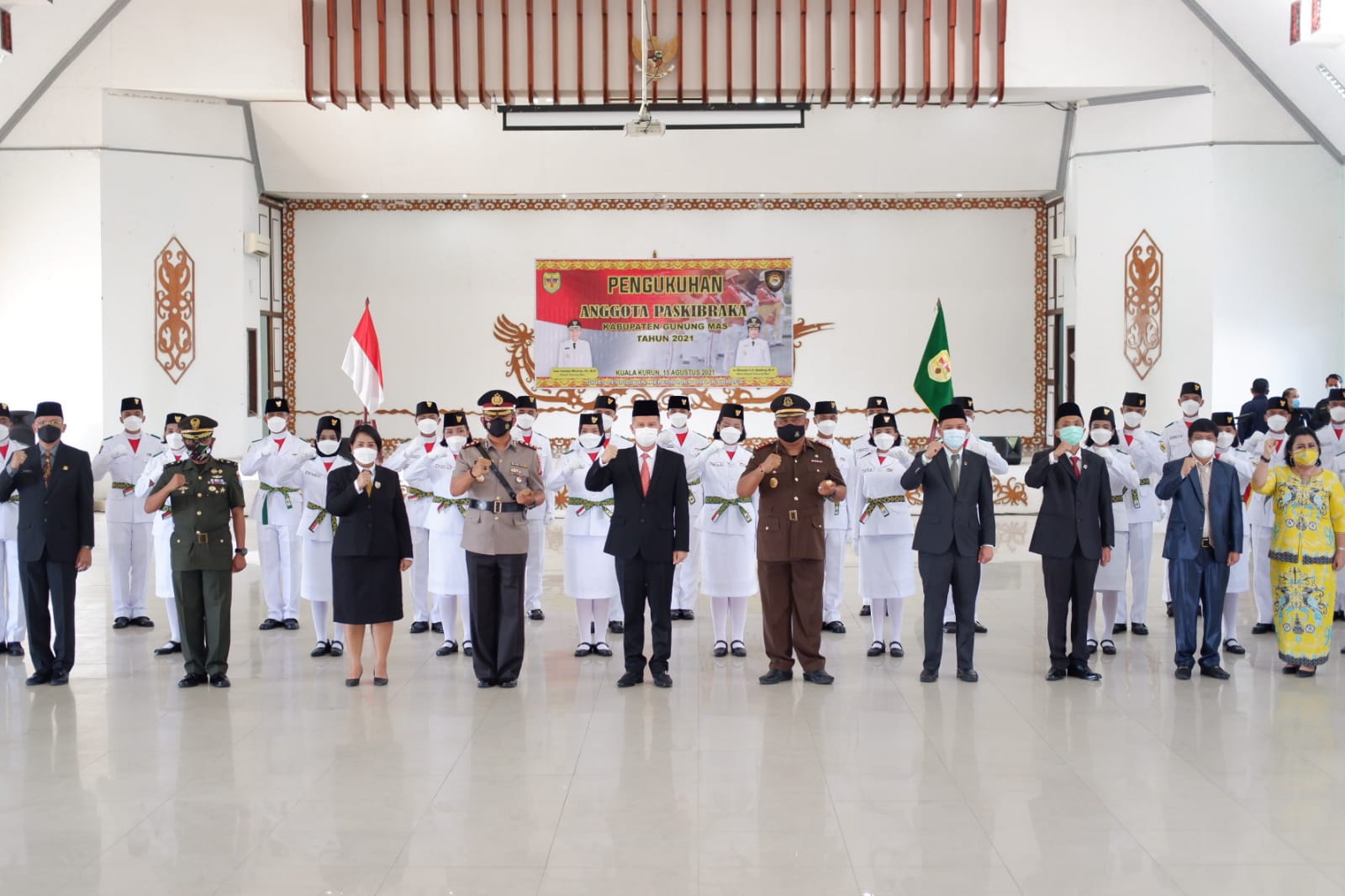 Bupatj : Jadilah Paskibraka yang Memiliki Semangat Nasionalisme yang Tinggi dan Cinta Tanah Air