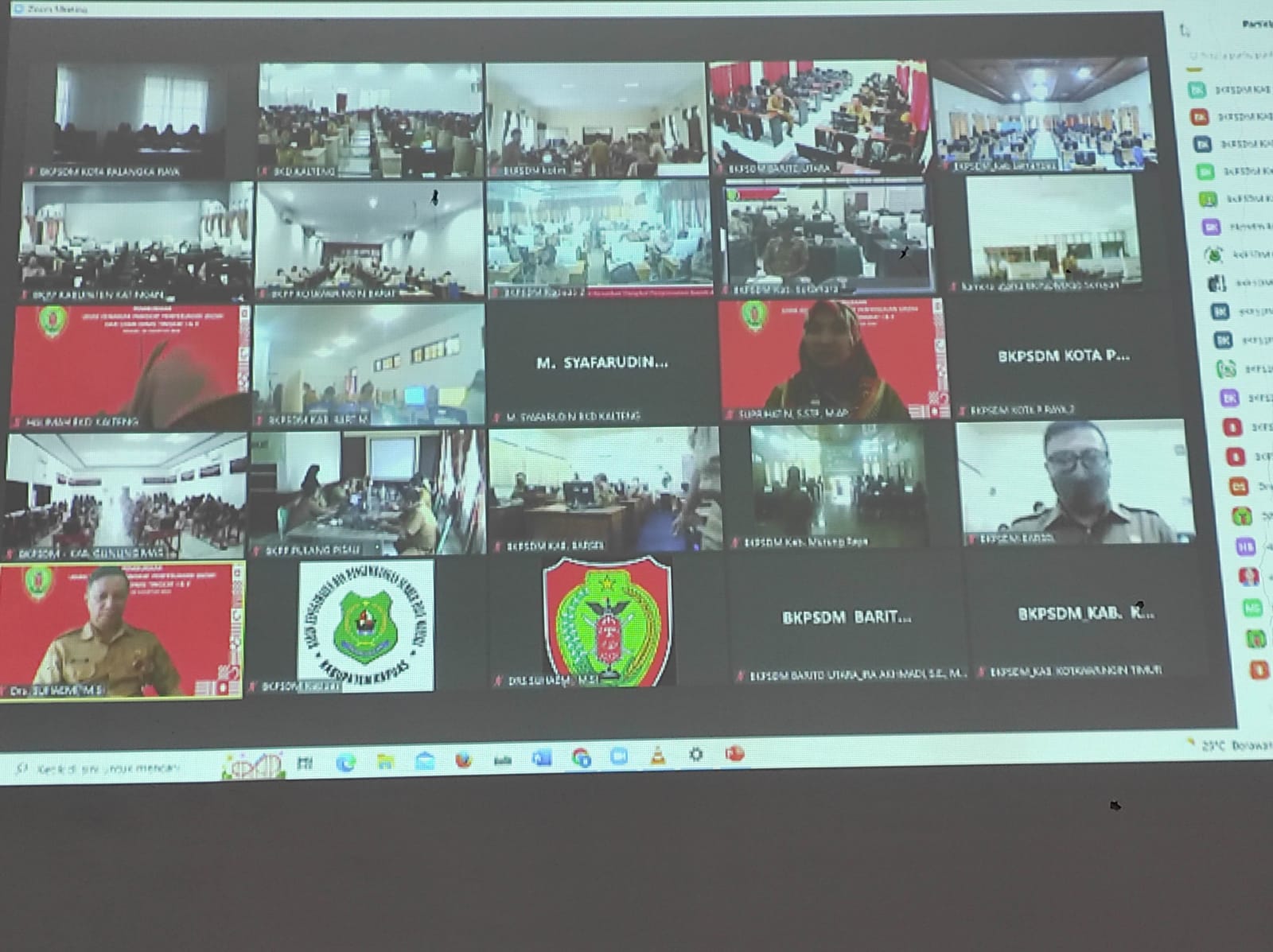 Pemprov. Kalteng Gelar Ujian Kenaikan Pangkat Penyesuaian Ijazah dan Ujian Dinas Tingkat I Dan II