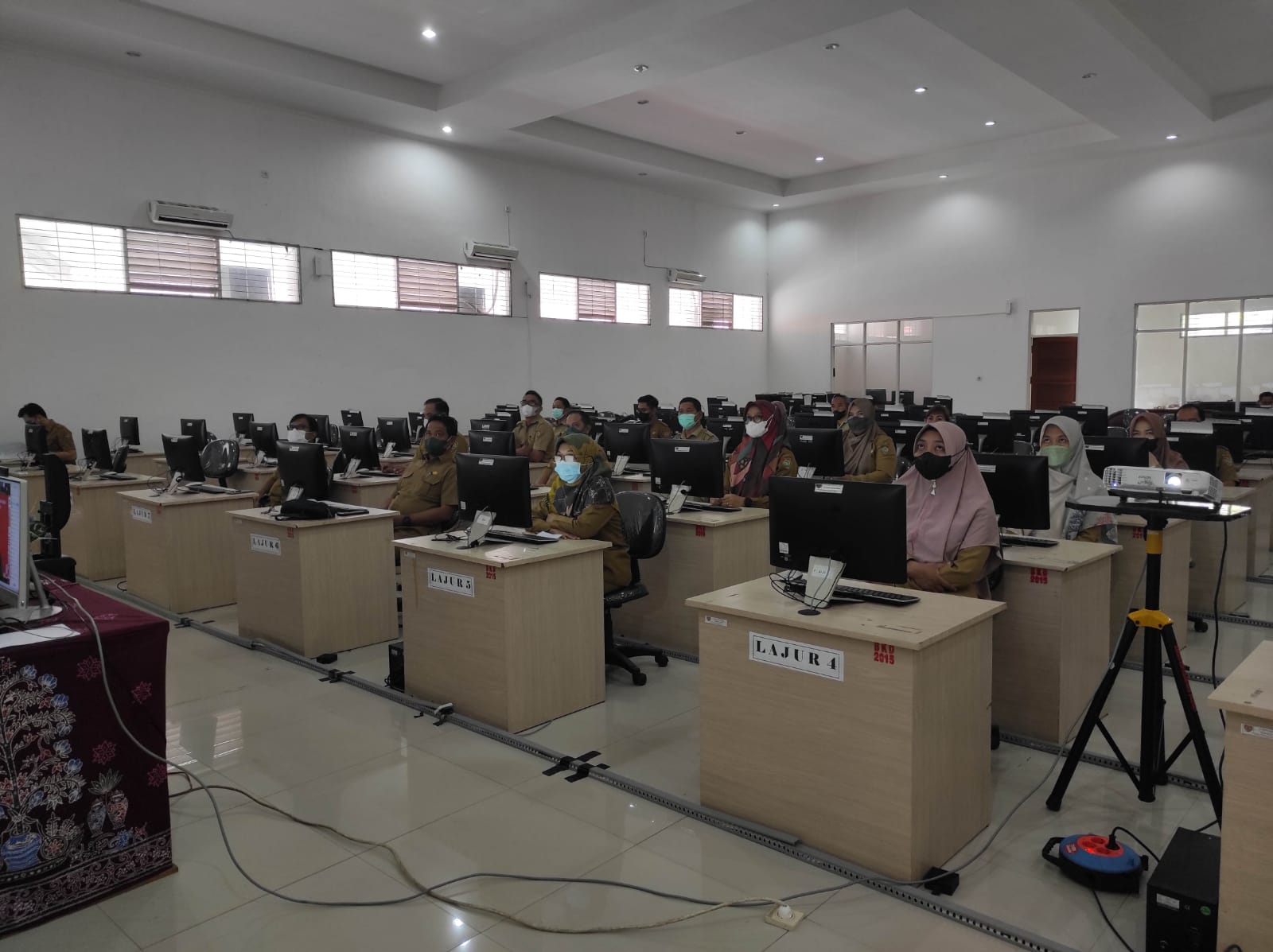 Pemprov. Kalteng Gelar Ujian Kenaikan Pangkat Penyesuaian Ijazah dan Ujian Dinas Tingkat I Dan II