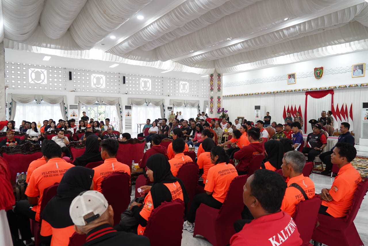 Gubernur Sugianto Sabran Bersilaturahmi dengan Kontingen, Official, Pelatih dan Atlet Seluruh Cabor Lolos PON XXI Tahun 2024 di Aceh dan Sumut