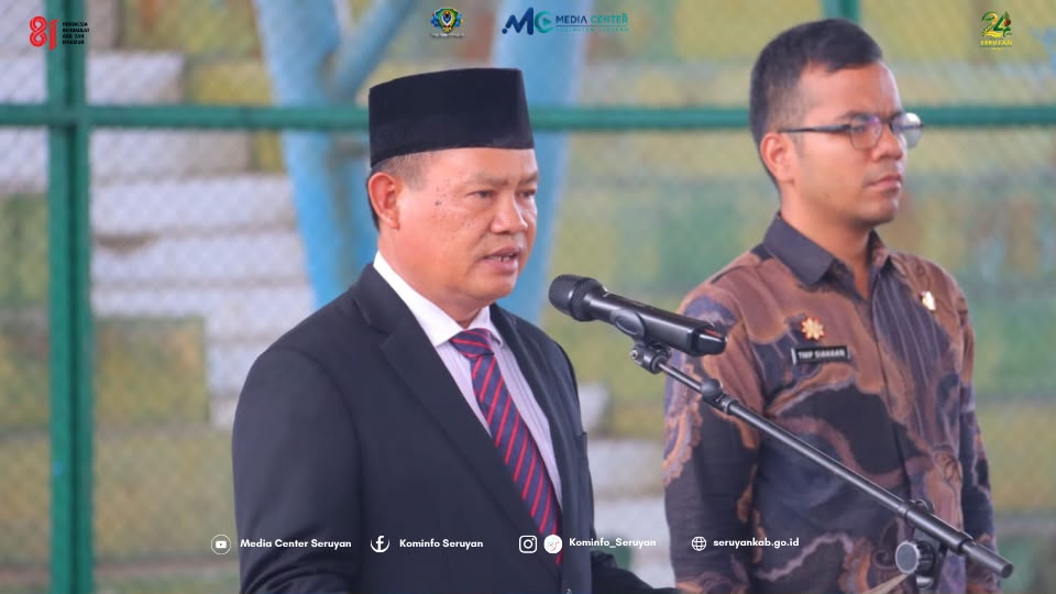 Bupati Seruyan Kukuhkan Paskibraka 2026, Siap Tugas Pada Upacara HUT Ke-81 RI