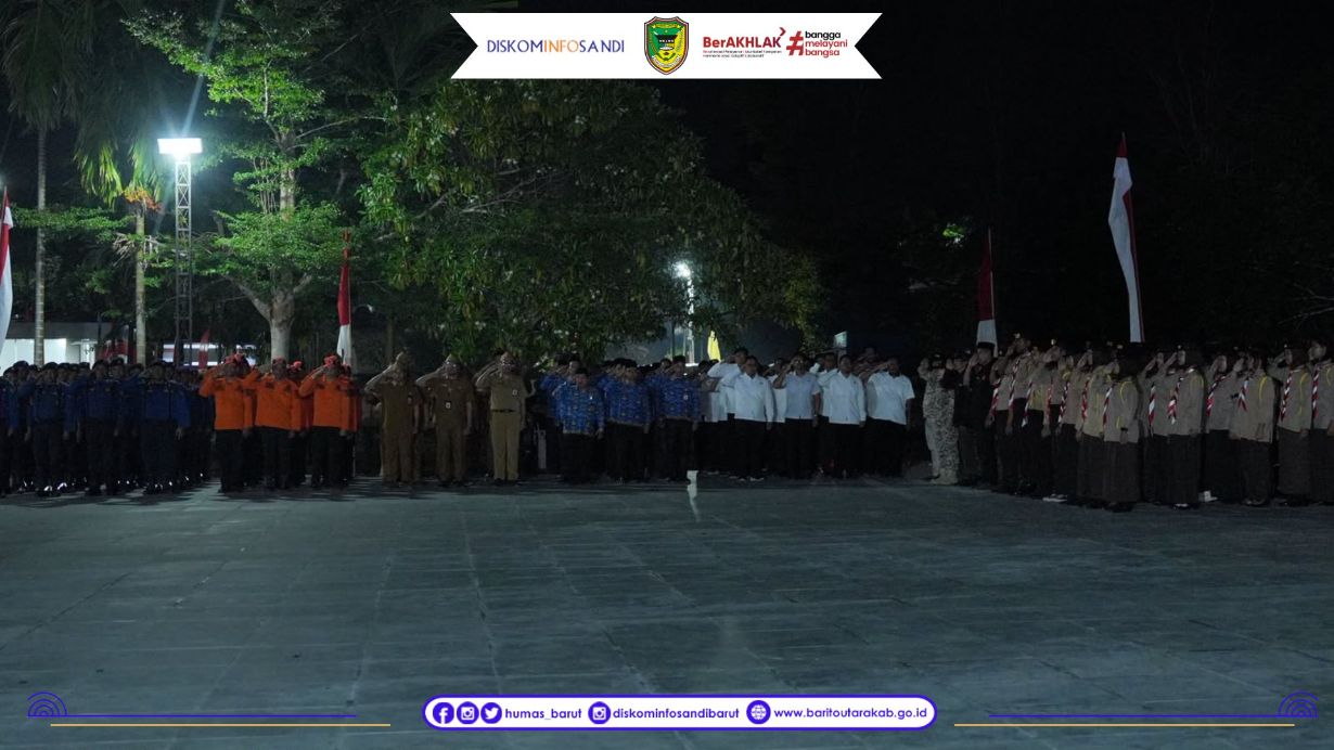 Kenang Jasa Pahlawan, Pemkab Barut Gelar Apel Kehormatan HUT RI Ke-81