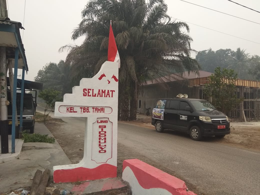 Siaran Keliling Diskominfo Kalteng Lakukan Penyebaran Informasi dan Himbauan Agar Tidak Membakar Hutan dan Lahan