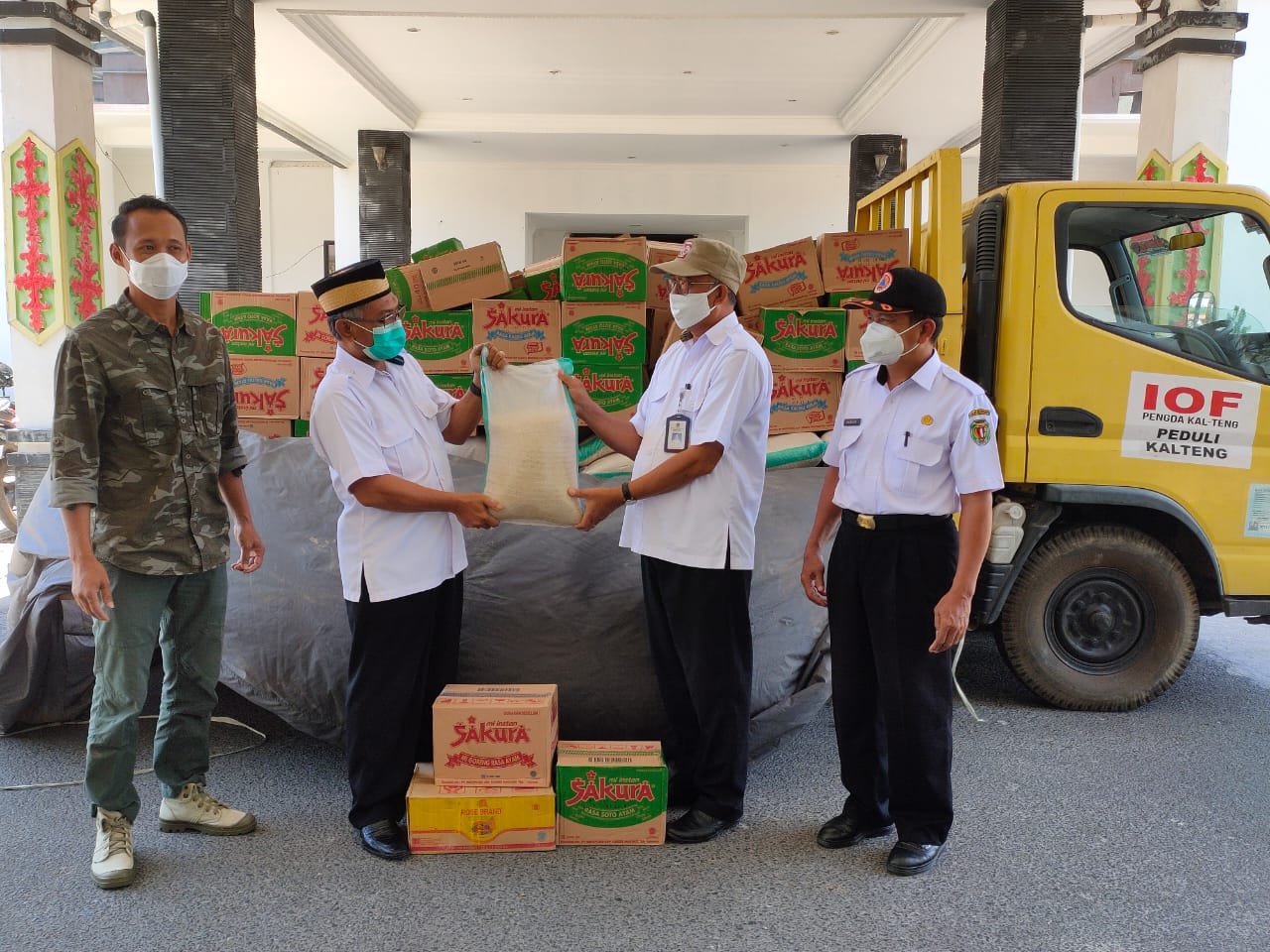 Pemkab Katingan Terima Bantuan Untuk Korban Banjir