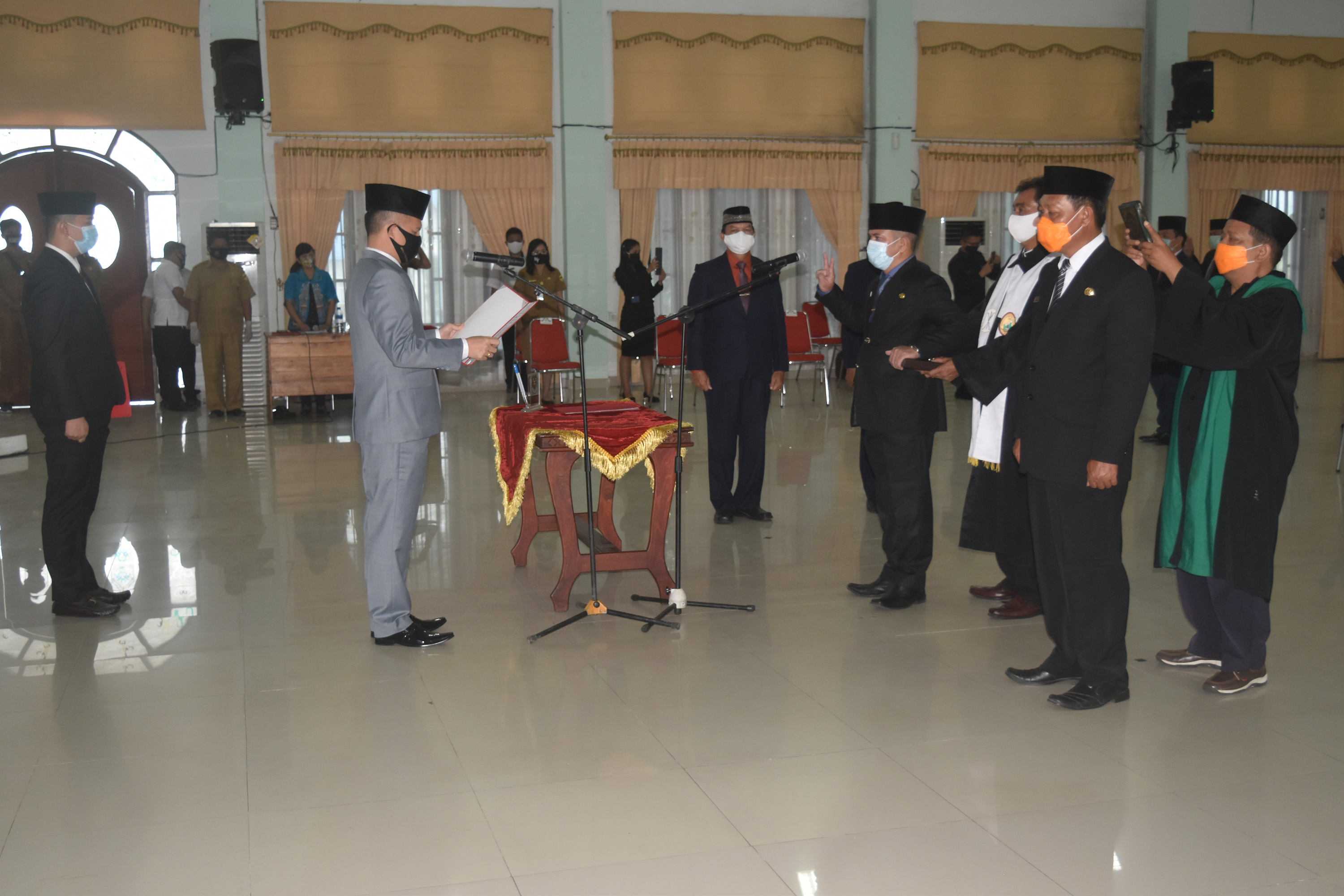 Bupati Gunung Mas Lantik Pejabat Pimpinan Tinggi Pratama