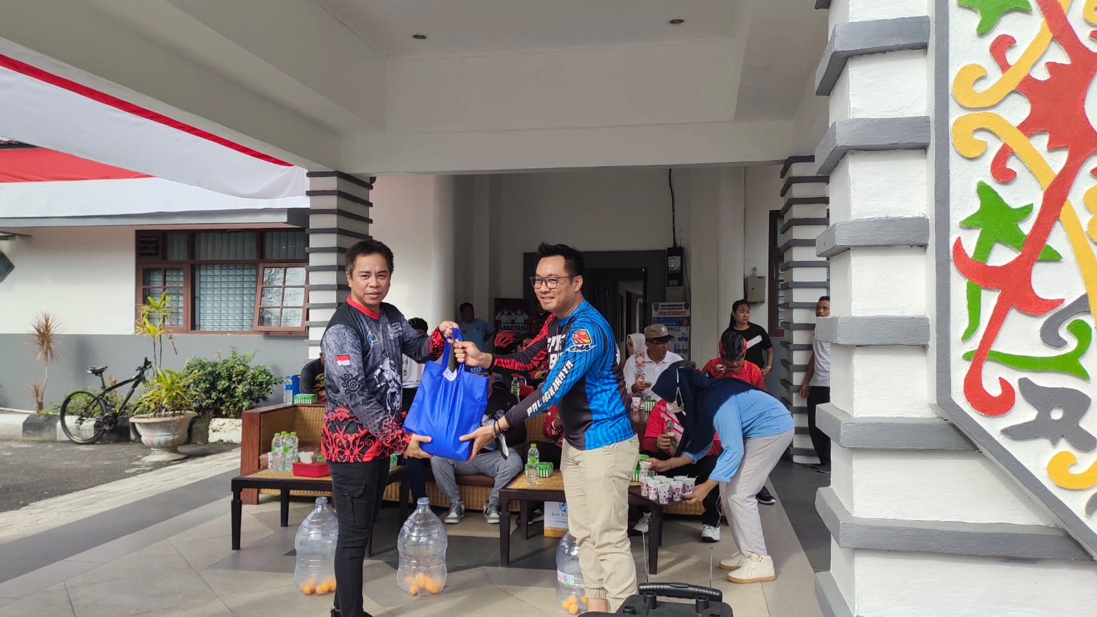 Sahli Gubernur Herson B Aden Lepas Peserta Fun Bike Harhubnas 2022