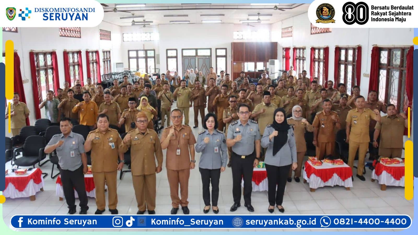 Plh. Sekda Seruyan Resmikan Sosialisasi Percepatan Pembentukan Posbankum Tingkatkan Akses Bantuan Hukum Masyarakat