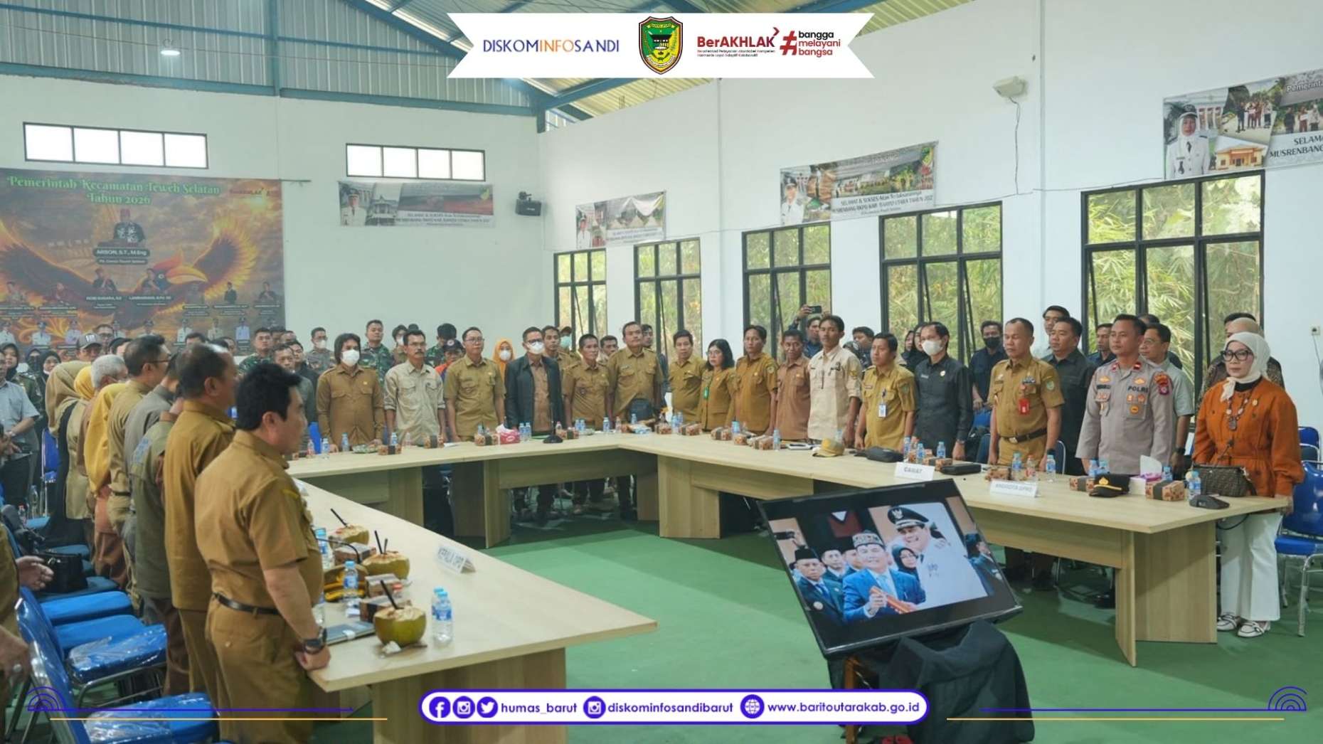 Bupati Barito Utara Pimpin Rakor Penanganan Karhutla, Instruksikan Pembentukan Posko Desa-Kecamatan