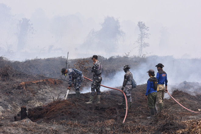 Karhutla Masih Berlangsung, Bupati dan Wakil Bupati Kobar Pantau Kembali Km 22