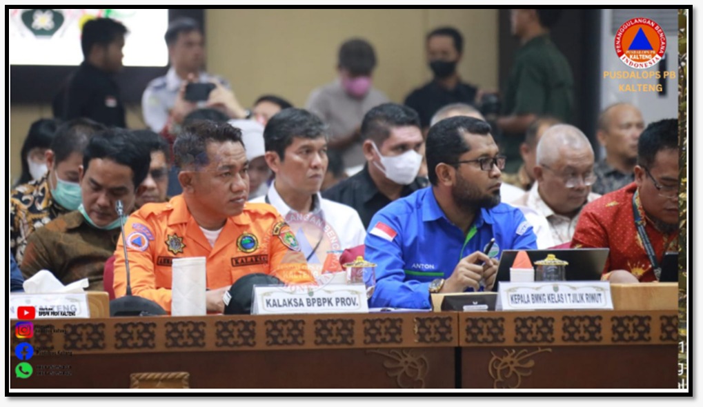 BPBPK Ikuti Rakor Evaluasi Penanggulangan Karhutla di Wilayah Provinsi Kalimantan Tengah Tahun 2023