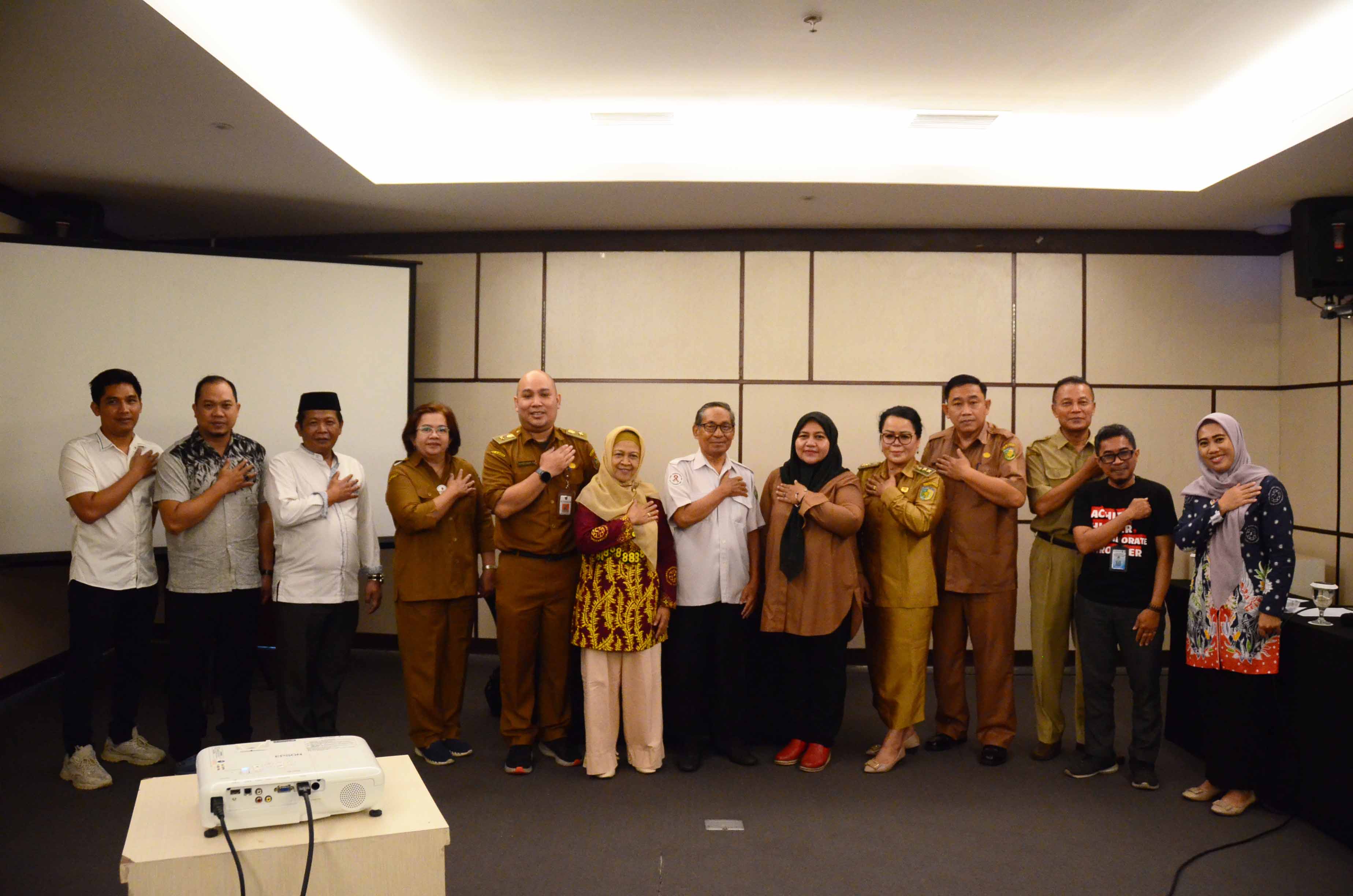 Adinkes Gelar Pertemuan Kebutuhan Kebijakan Lokal AIDS, Tuberkulosis, dan Malaria di Provinsi Kalteng