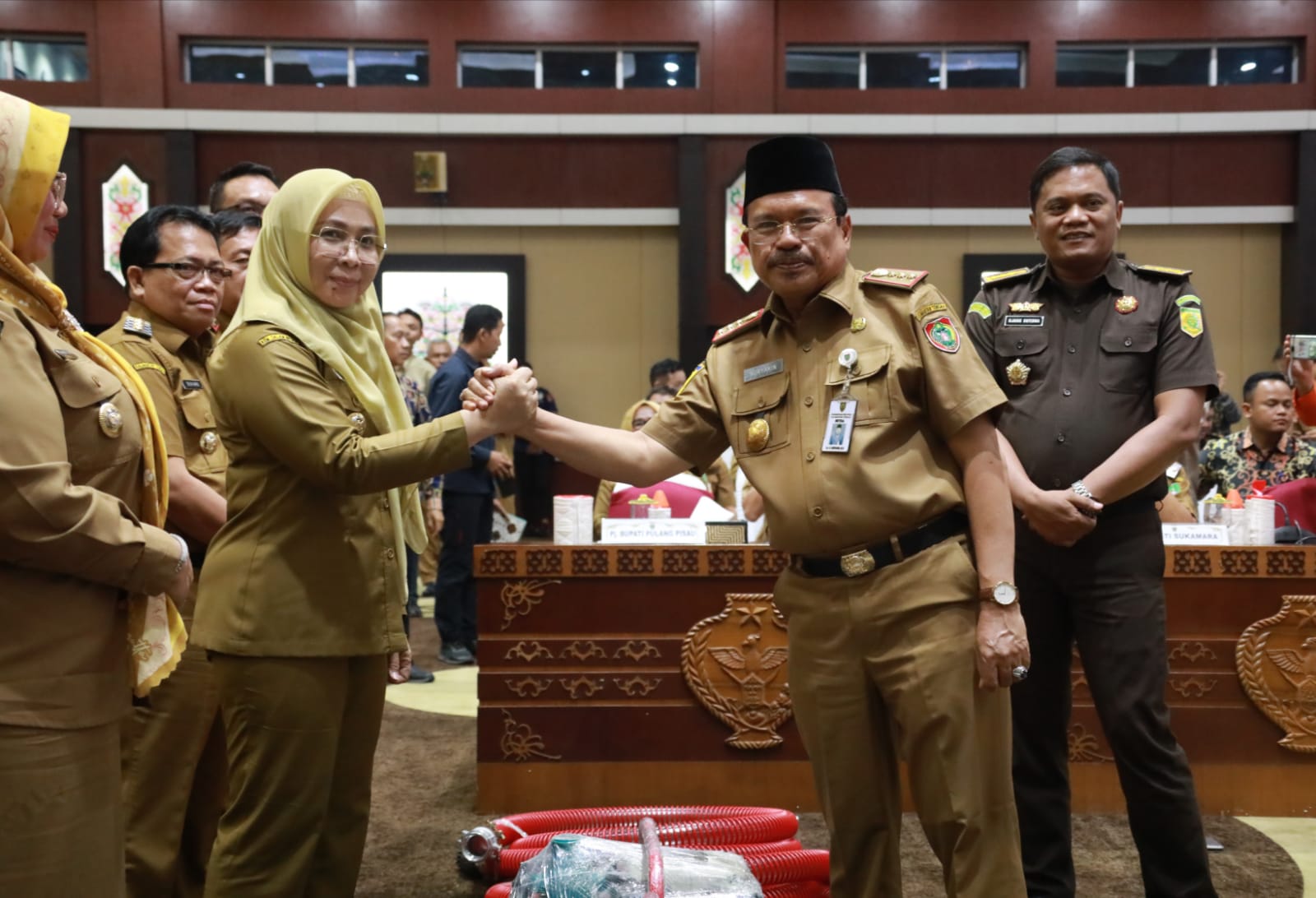Pimpin Rakor Evaluasi Penanganan Darurat Karhutla di Kalteng; Sekda Nuryakin Tegaskan Penanggulangan Karhutla Harus Terus Dilakukan