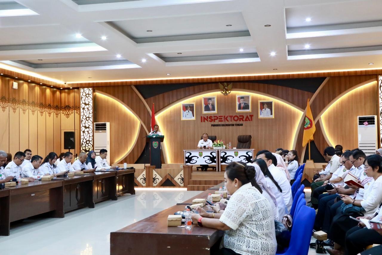 Plh. Pemkesra Maskur Buka Entry Meeting Pemeriksaan Reguler Perangkat Daerah Provinsi Kalimantan Tengah TA 2024