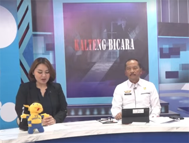 Inspektur Daerah Prov. Kalteng Sampaikan Peran Inspektorat Wujudkan Tata Kelola Pemerintahan yang Baik pada Program TVRI Dialog Kalteng Bicara