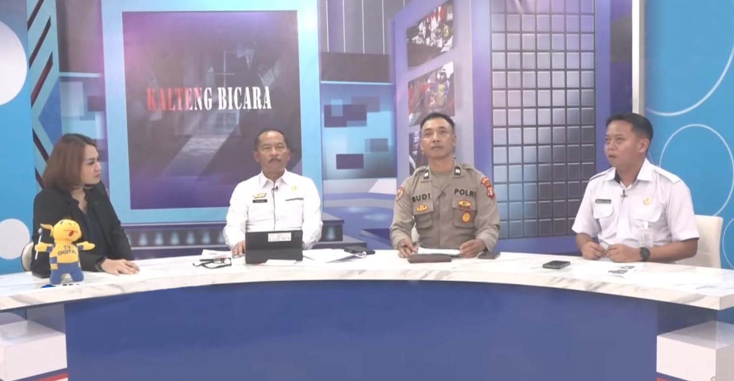 Inspektur Daerah Prov. Kalteng Sampaikan Peran Inspektorat Wujudkan Tata Kelola Pemerintahan yang Baik pada Program TVRI Dialog Kalteng Bicara