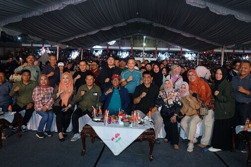 Tour Konser Isen Mulang Berkah, NDXAKA Ambyarkan Masyarakat Sampit