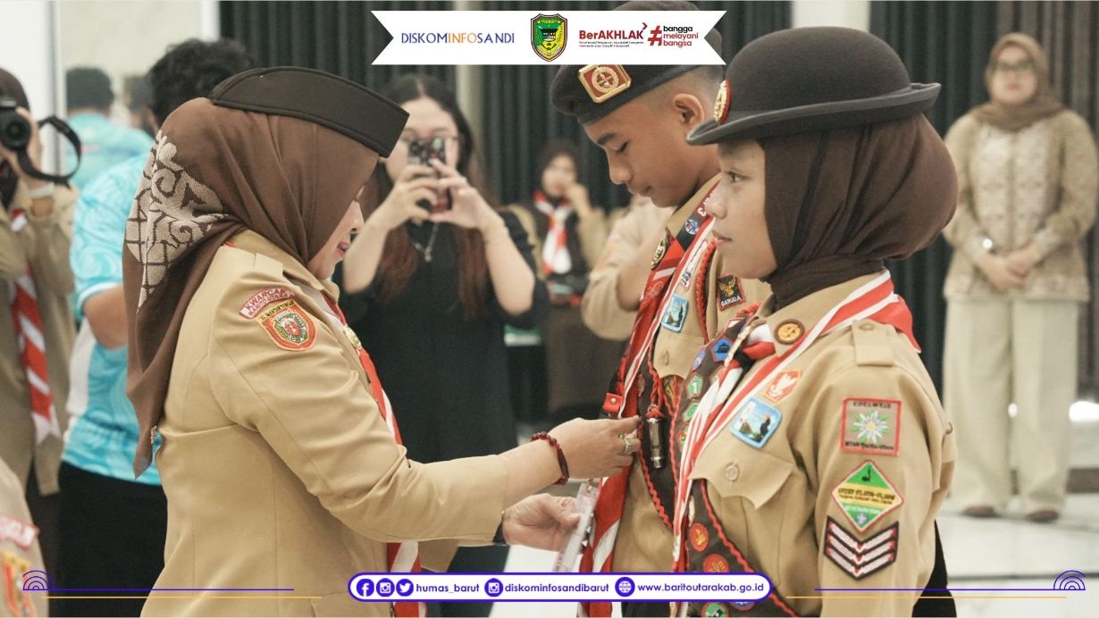 Ketua Kwarcab Pramuka Barito Utara Buka LT-III Tahun 2026