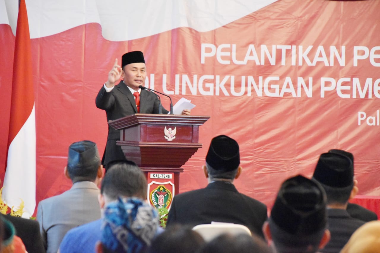 Sembilan Pejabat Pimpinan Tinggi Pratama Dilantik Gubernur