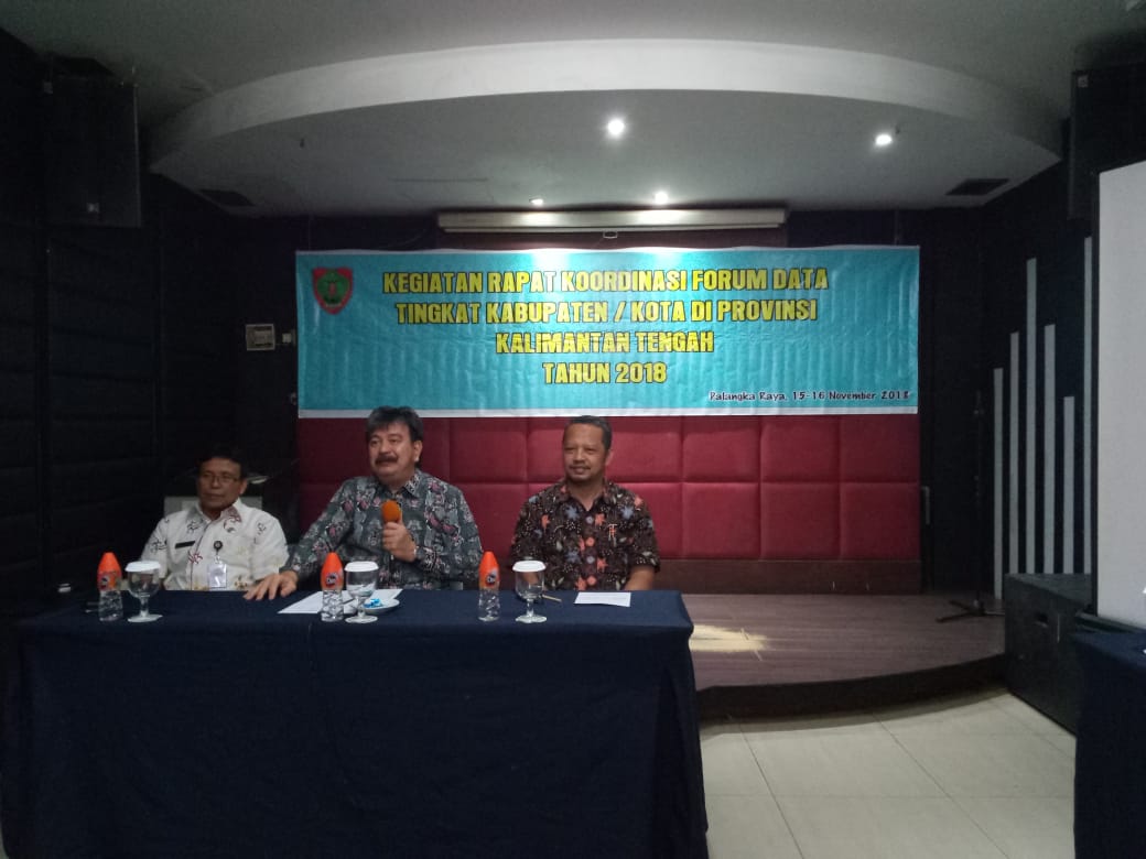 Kegiatan Rapat Koordinasi Forum Data Tingkat Kabupaten/Kota Tahun 2018