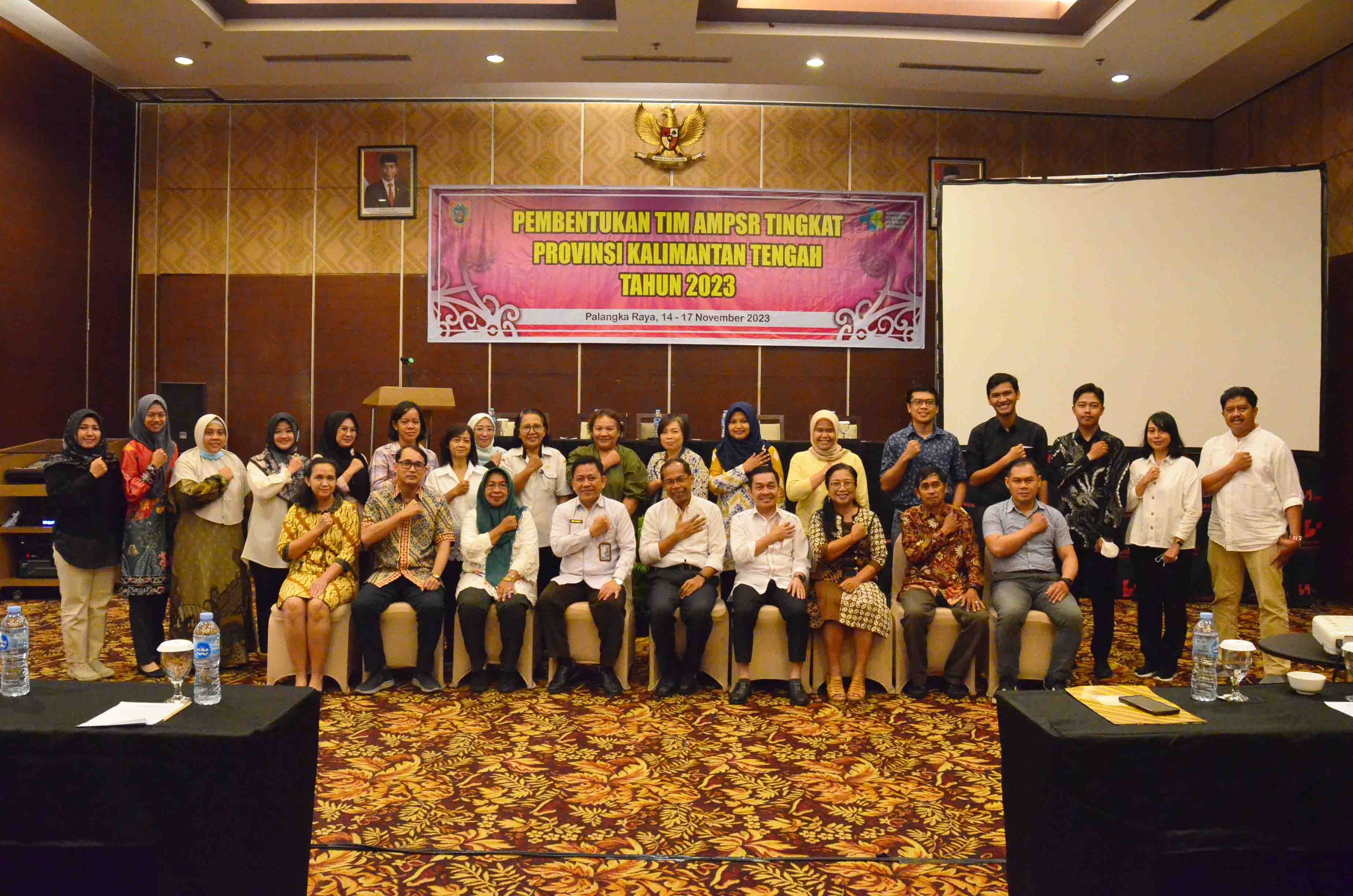 Dinkes Prov. Kalteng Gelar Pertemuan Pembentukan Tim AMP-SR