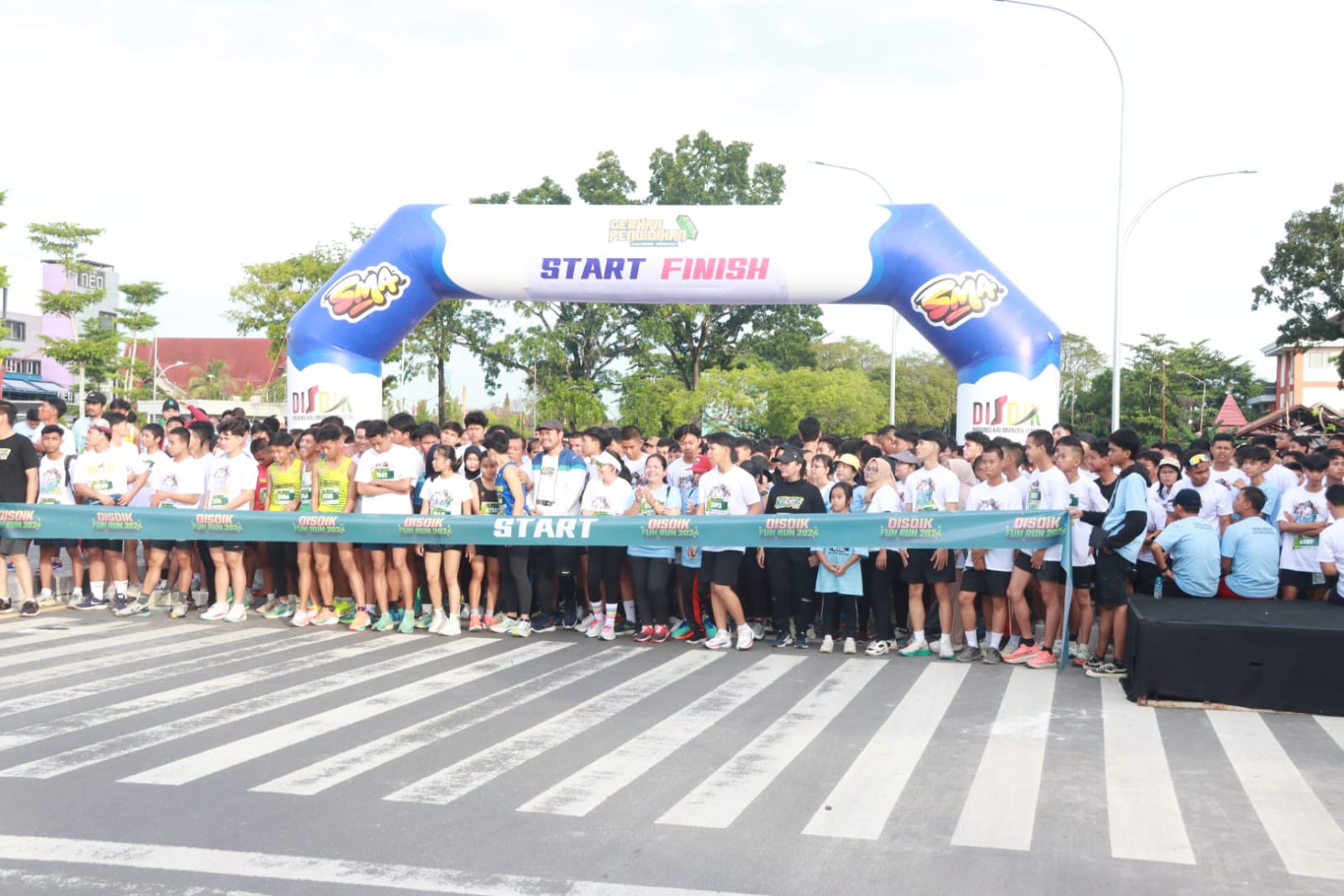 Wujudkan SDM Sehat dan Kuat, Pemprov Gelar Disdik Fun Run 5K Kalteng Berkah