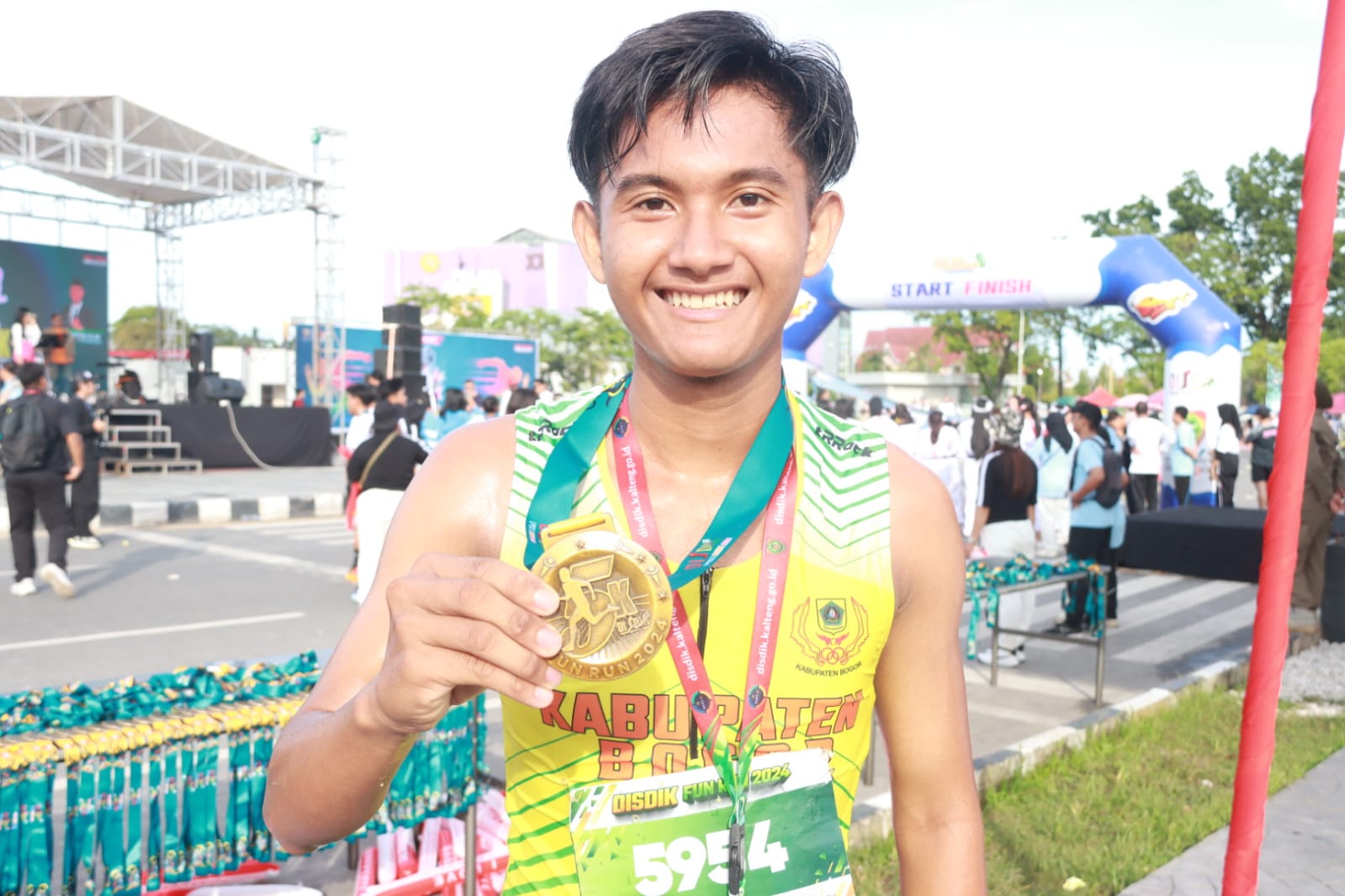 Wujudkan SDM Sehat dan Kuat, Pemprov Gelar Disdik Fun Run 5K Kalteng Berkah
